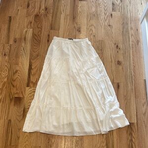 Brandy Melville White Maxi Skirt